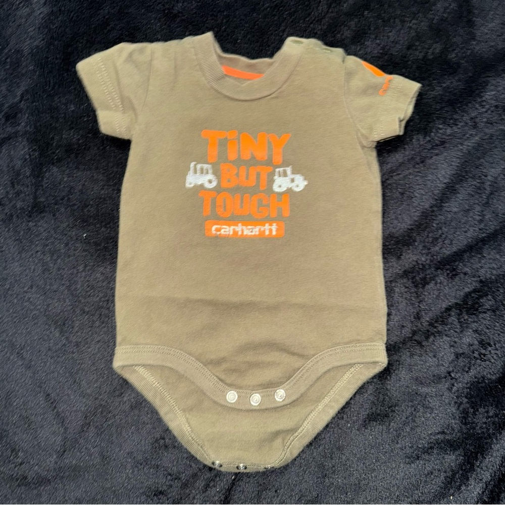 Carhartt Kids Brown One Piece baby
